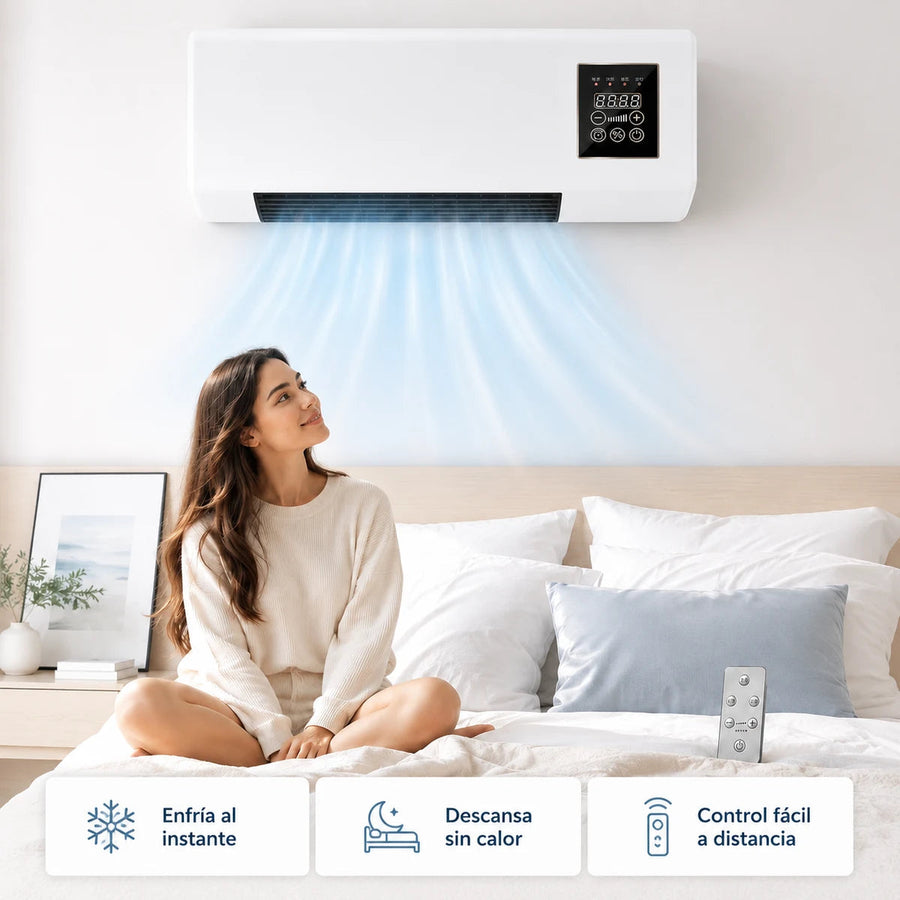PolarAir Pro™ — Mini Climatizador de Pared 2 en 1 (Frío y Calor)