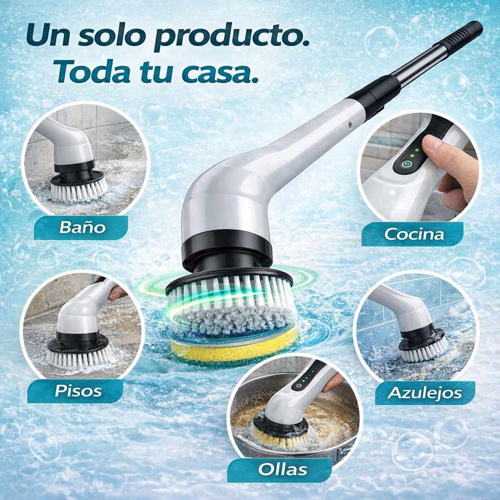 Cepillo Eléctrico Giratorio 9 en 1 - Inalámbrico 3