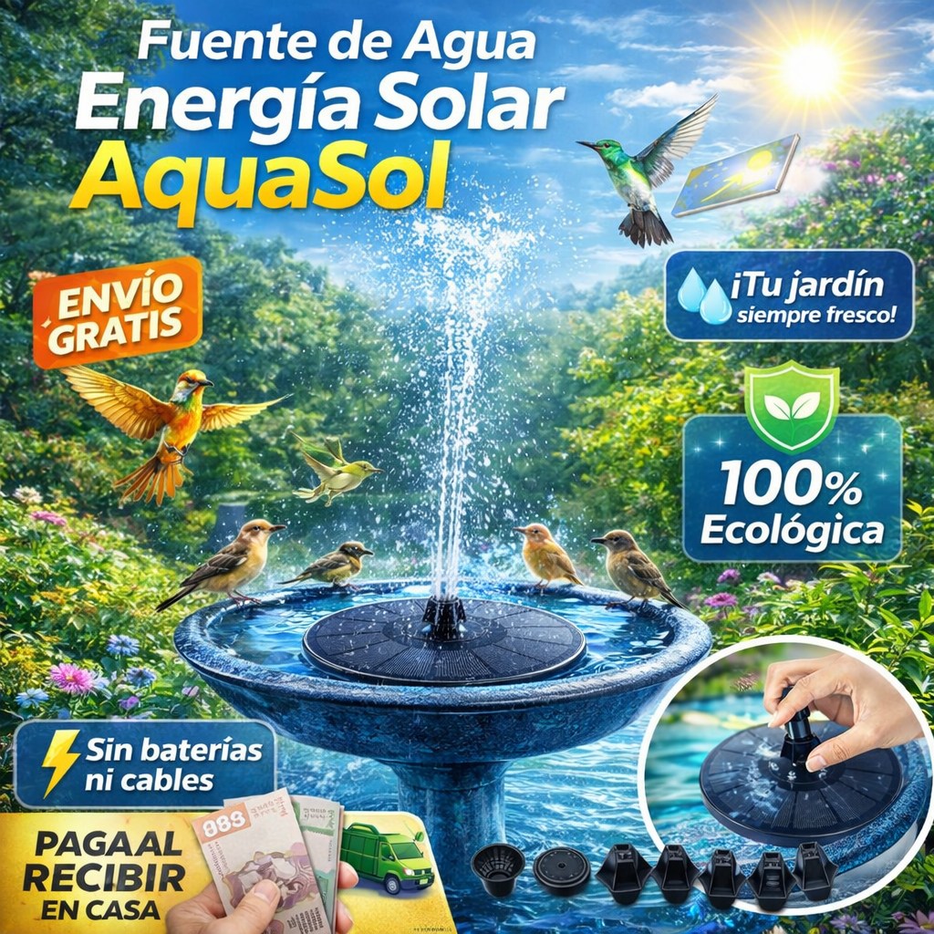Fuente de Agua Solar AquaSol™