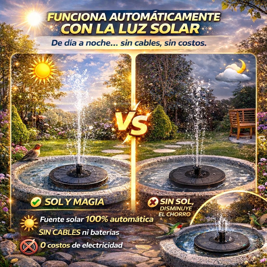 Fuente de Agua Solar AquaSol™