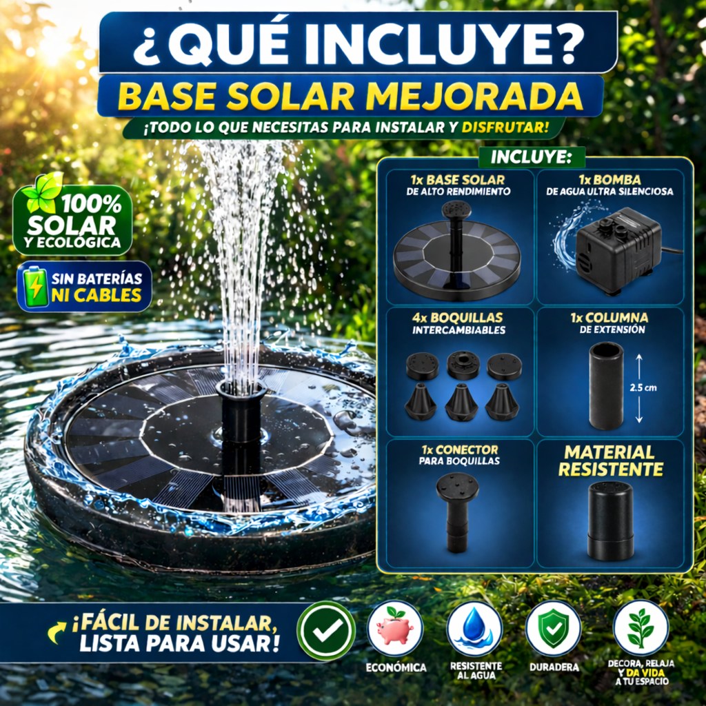 Fuente de Agua Solar AquaSol™