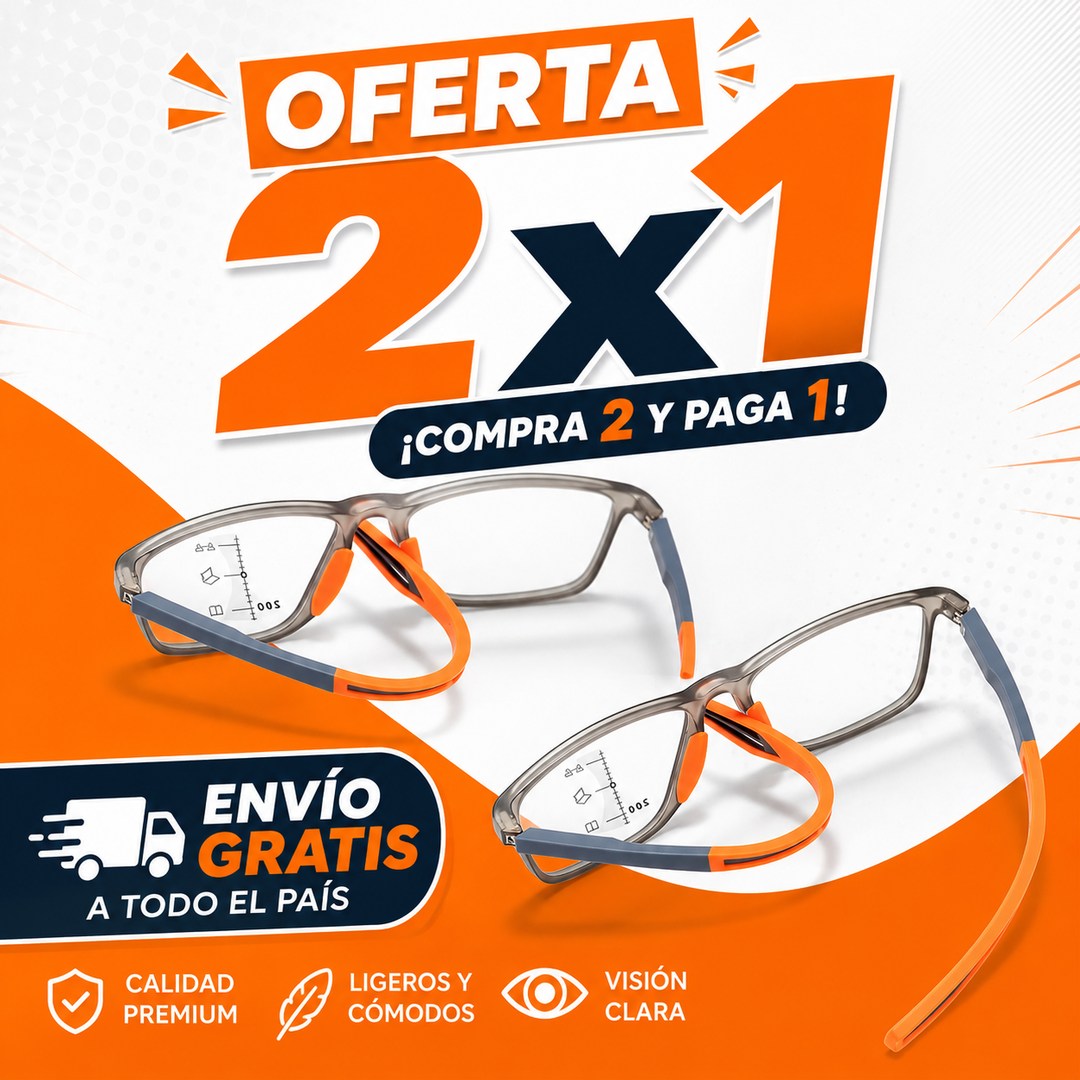 Gafas TR90 PowerFlex Multifocales — Oferta 2x1 + Estuche 🕶️