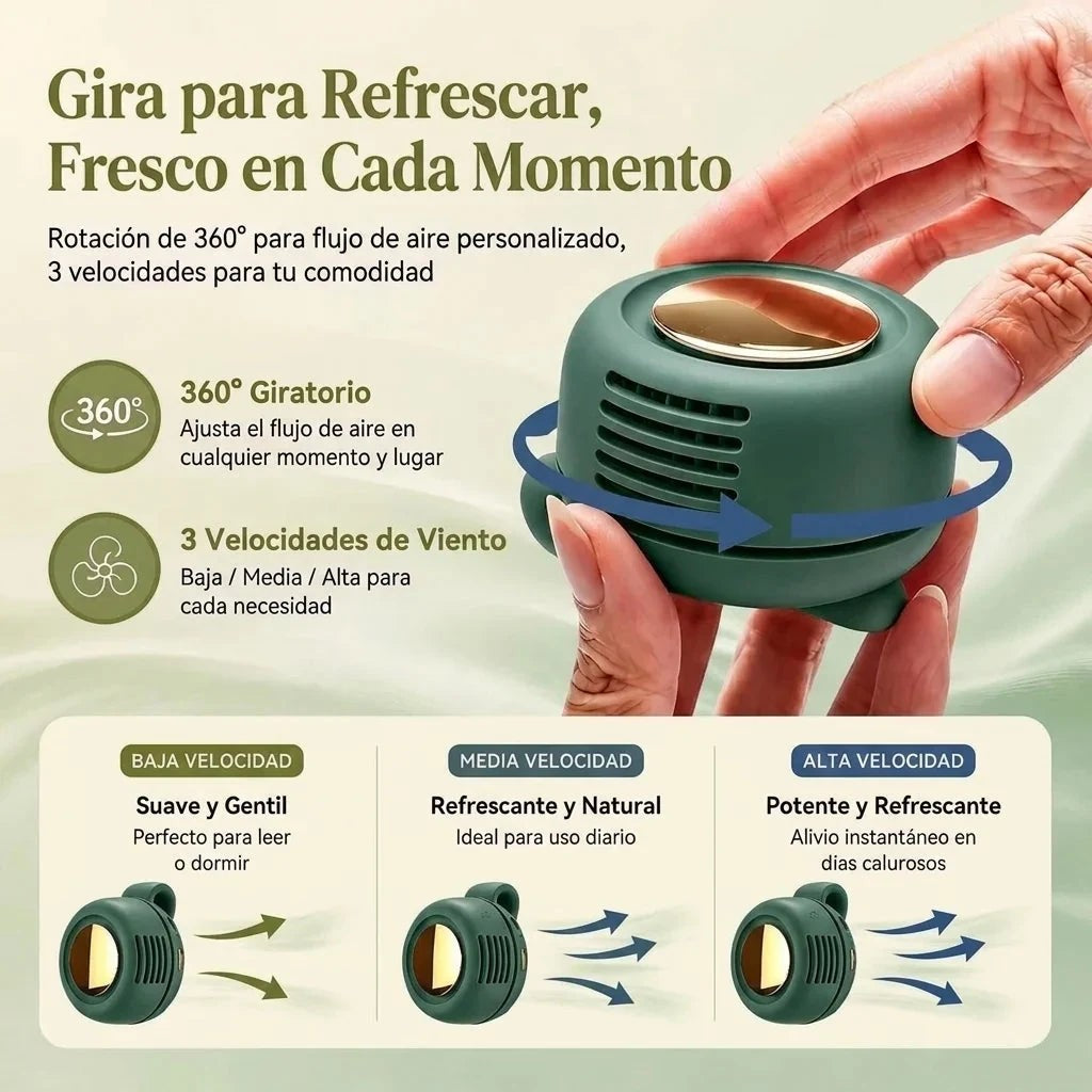 Mini Ventilador Portátil de Clip 360° 🌬️ Manos Libres, Ultra Silencioso — 2