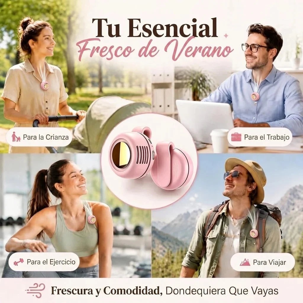 Mini Ventilador Portátil de Clip 360° 🌬️ Manos Libres, Ultra Silencioso — 5